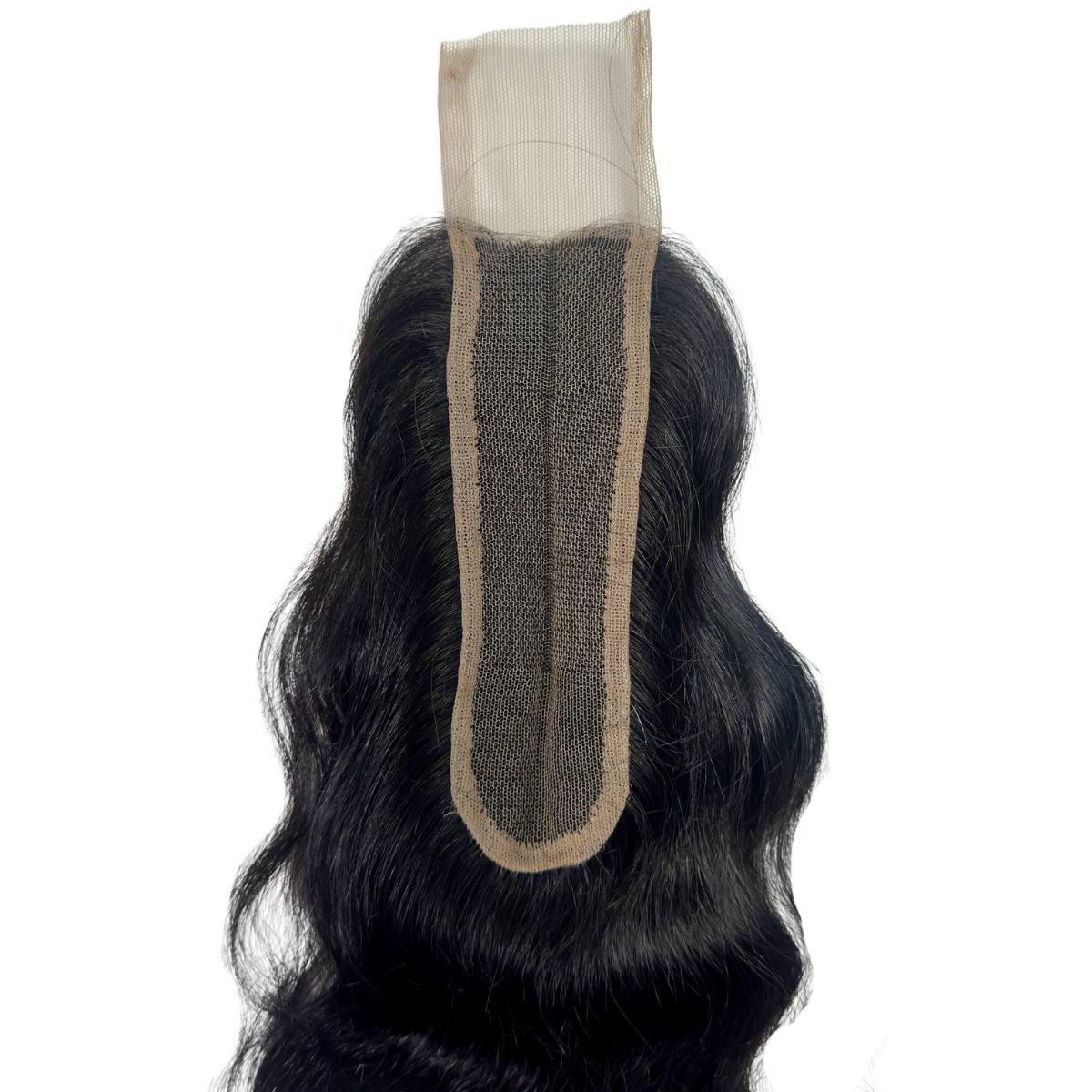Raw Indian Curly 2x6 Transparent Lace 100% Human Hair Closure