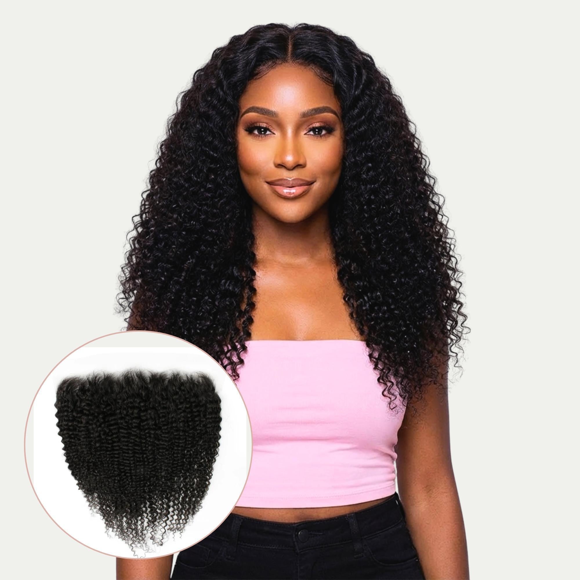 Jerry Curl 13x6 HD Lace Human Hair Frontal