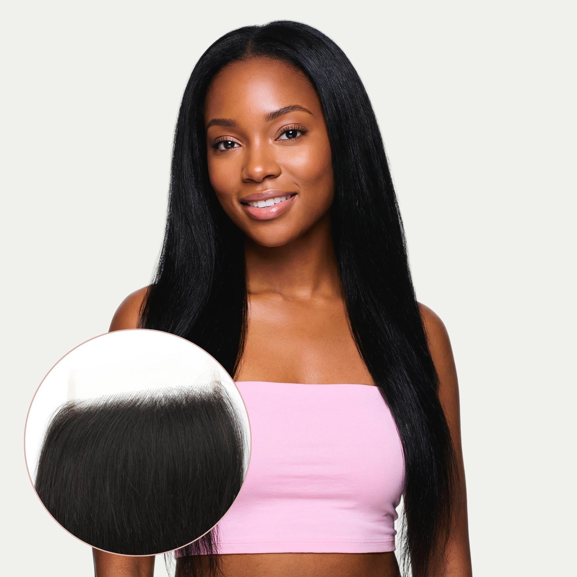 Brazilian Straight 4x4 HD Lace 100% Human Hair Closure
