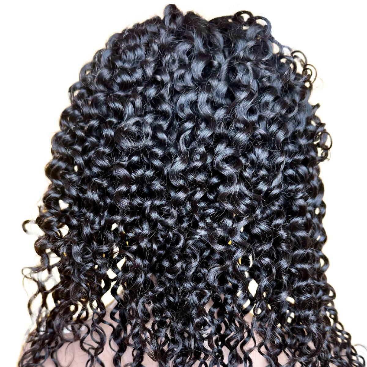 Water Wave 4x4 Transparent Closure Human Hair Wig