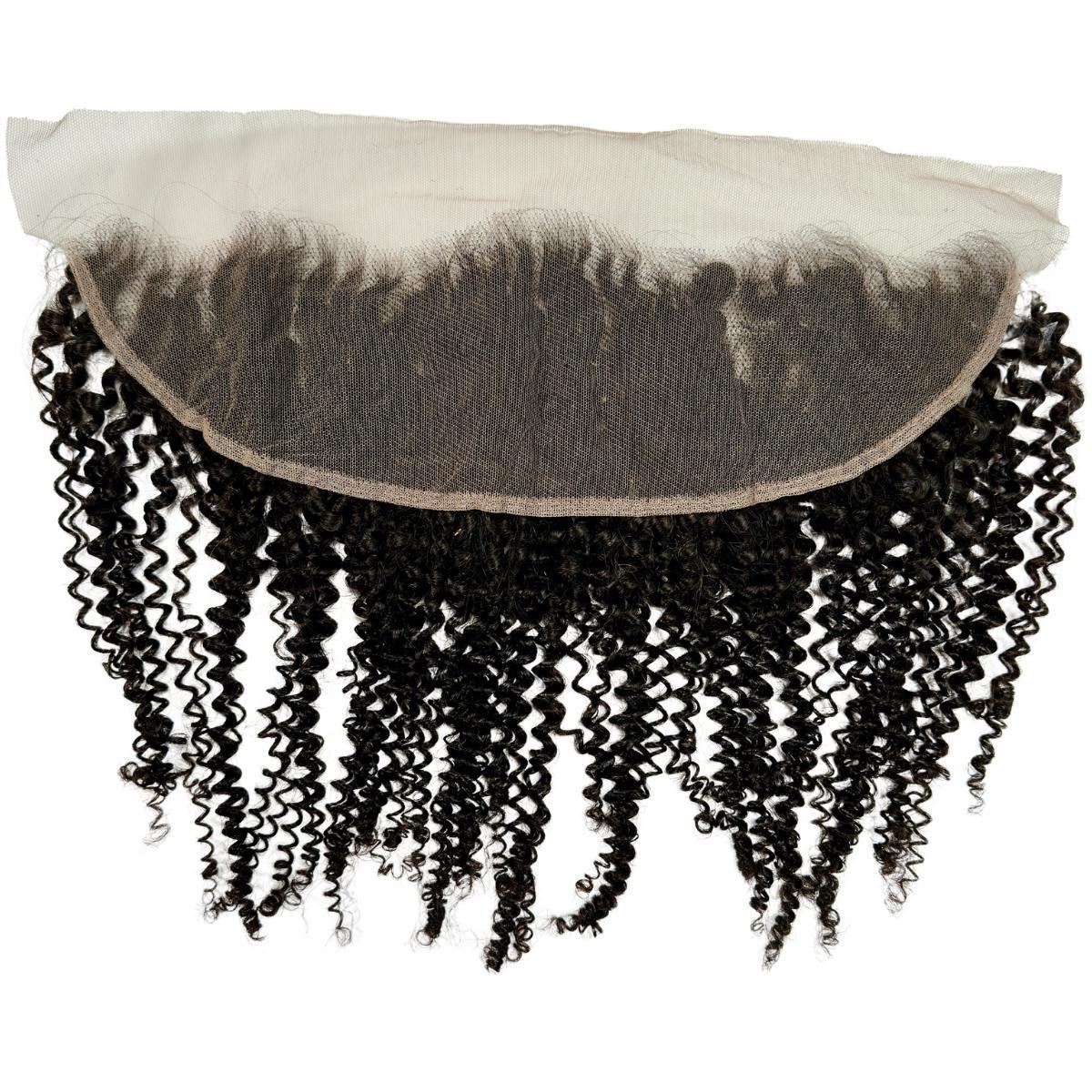 13x4 JERRY CURL TRANSPARENT FRONTAL