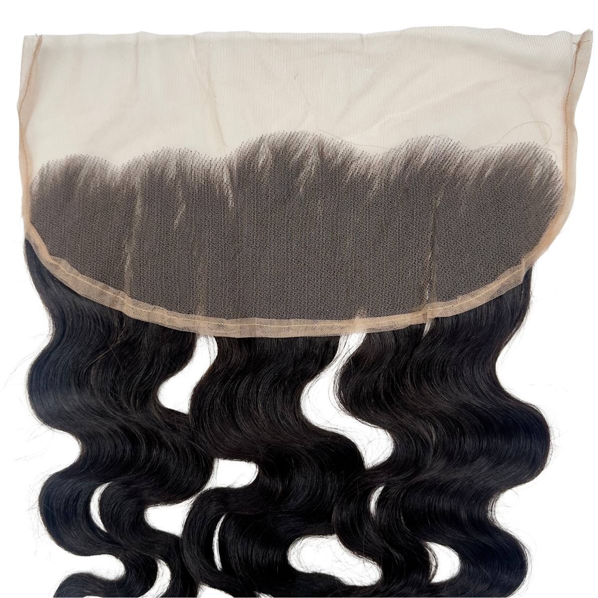 Raw Vietnamese Body Wave 13x4 Swiss Lace Human Hair Frontal