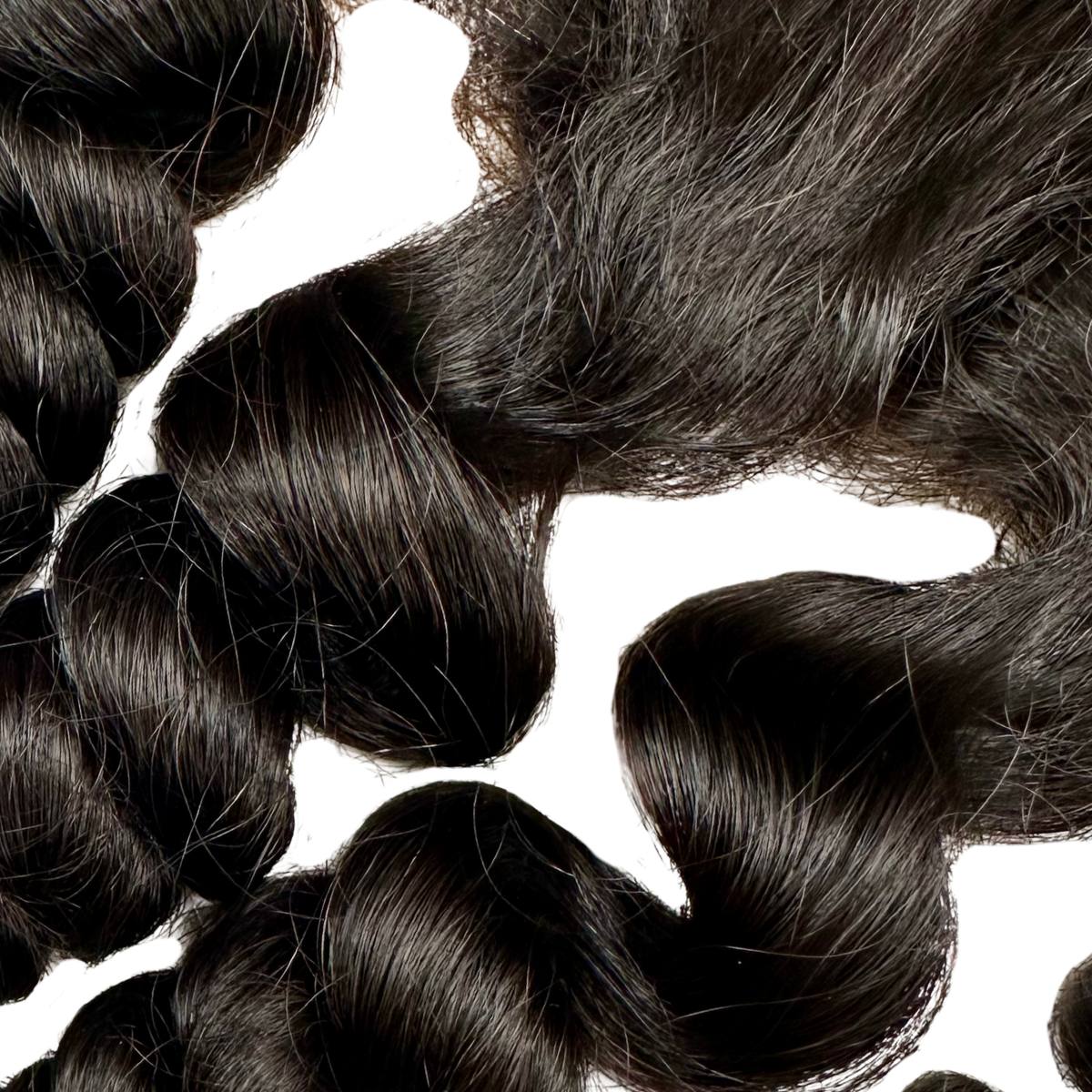 Raw Vietnamese Ripple Curly 13x4 Swiss Lace Human Hair Frontal