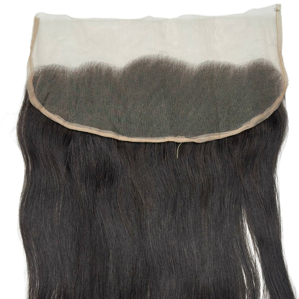 Raw Vietnamese Straight 13x4 Swiss Lace Human Hair Frontal