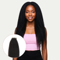Kinky Straight 2x6 HD Lace 100% Human Hair Closure