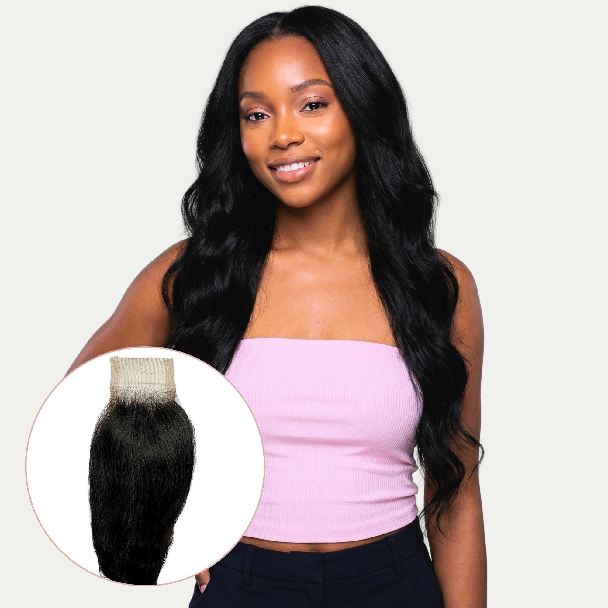 Loose Wave 2x6 Transparent Lace Human Hair Closure