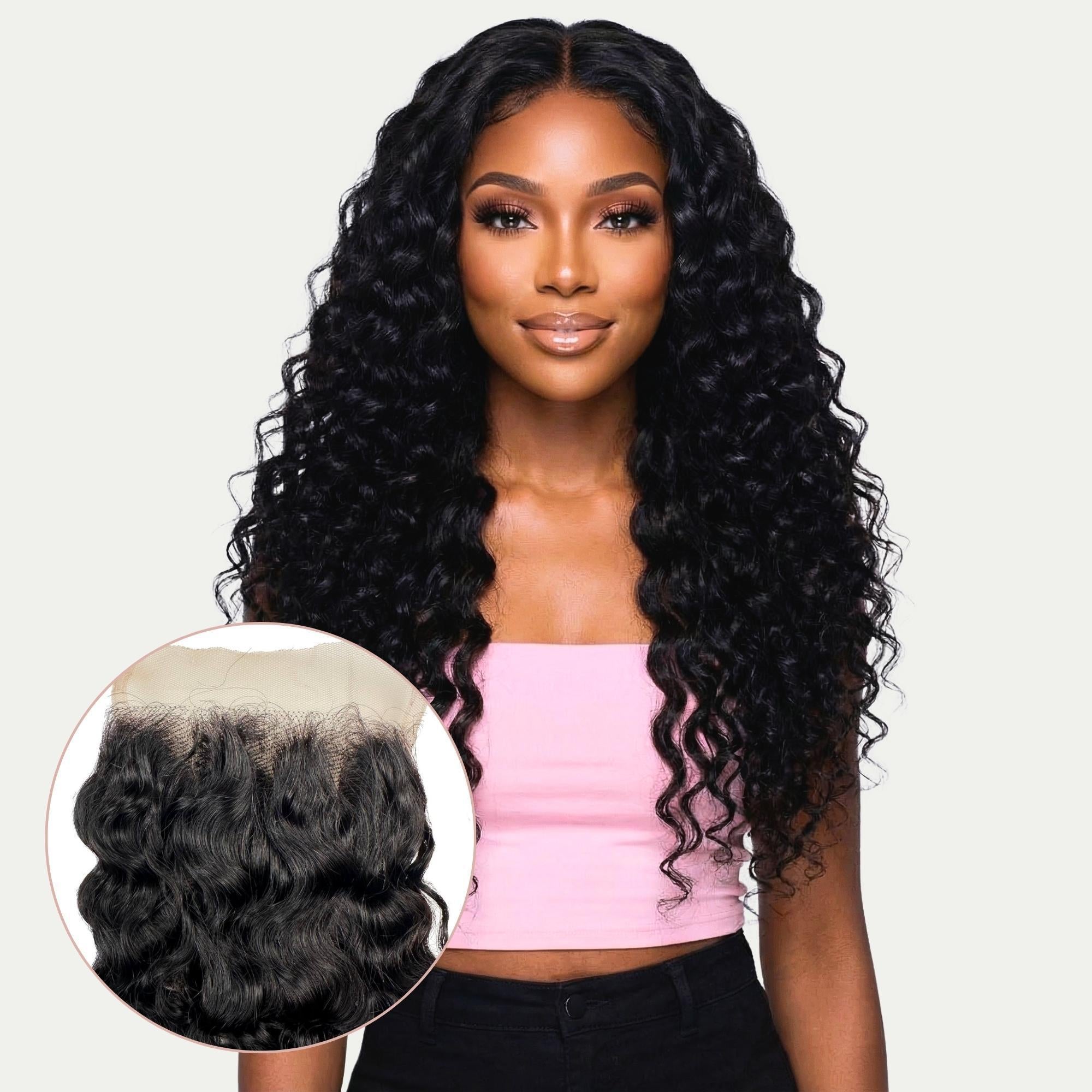 Burmese Curly 4x4 Swiss Lace Human Hair Closure