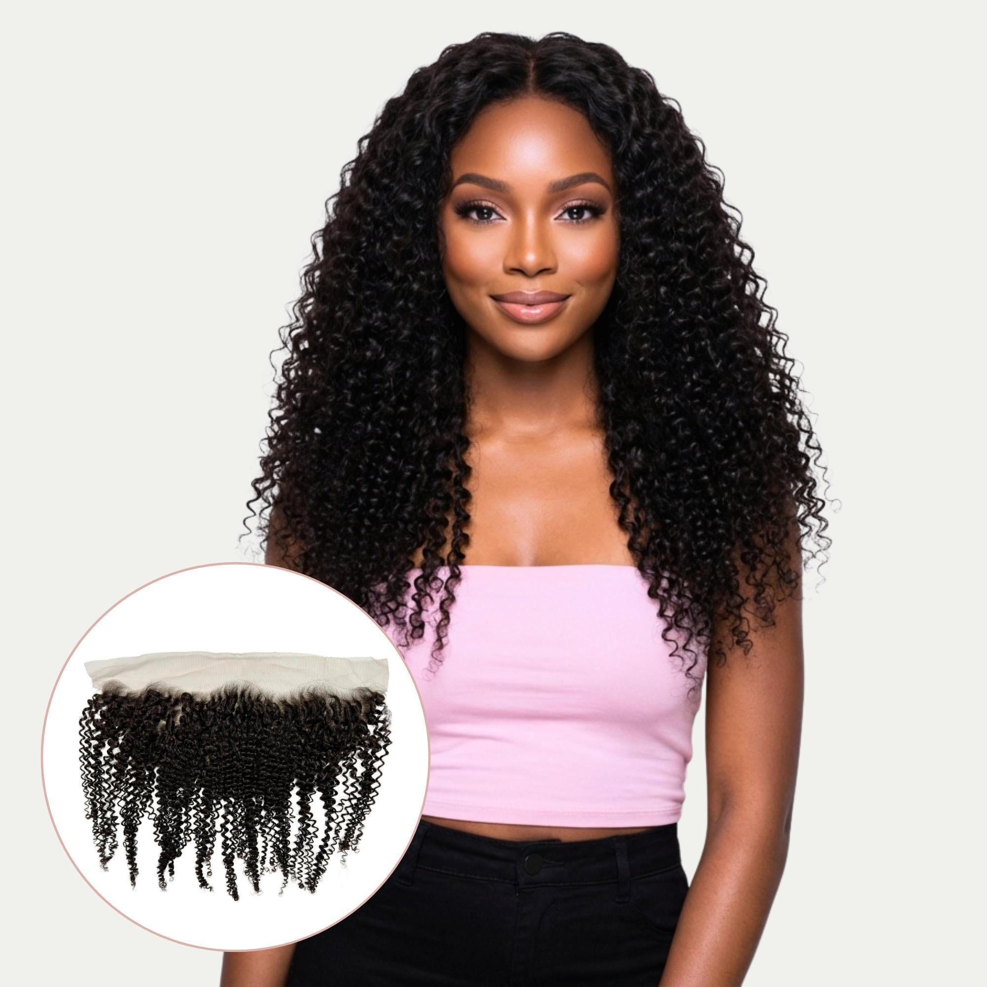 Jerry Curl 13x4 HD Lace Human Hair Frontal