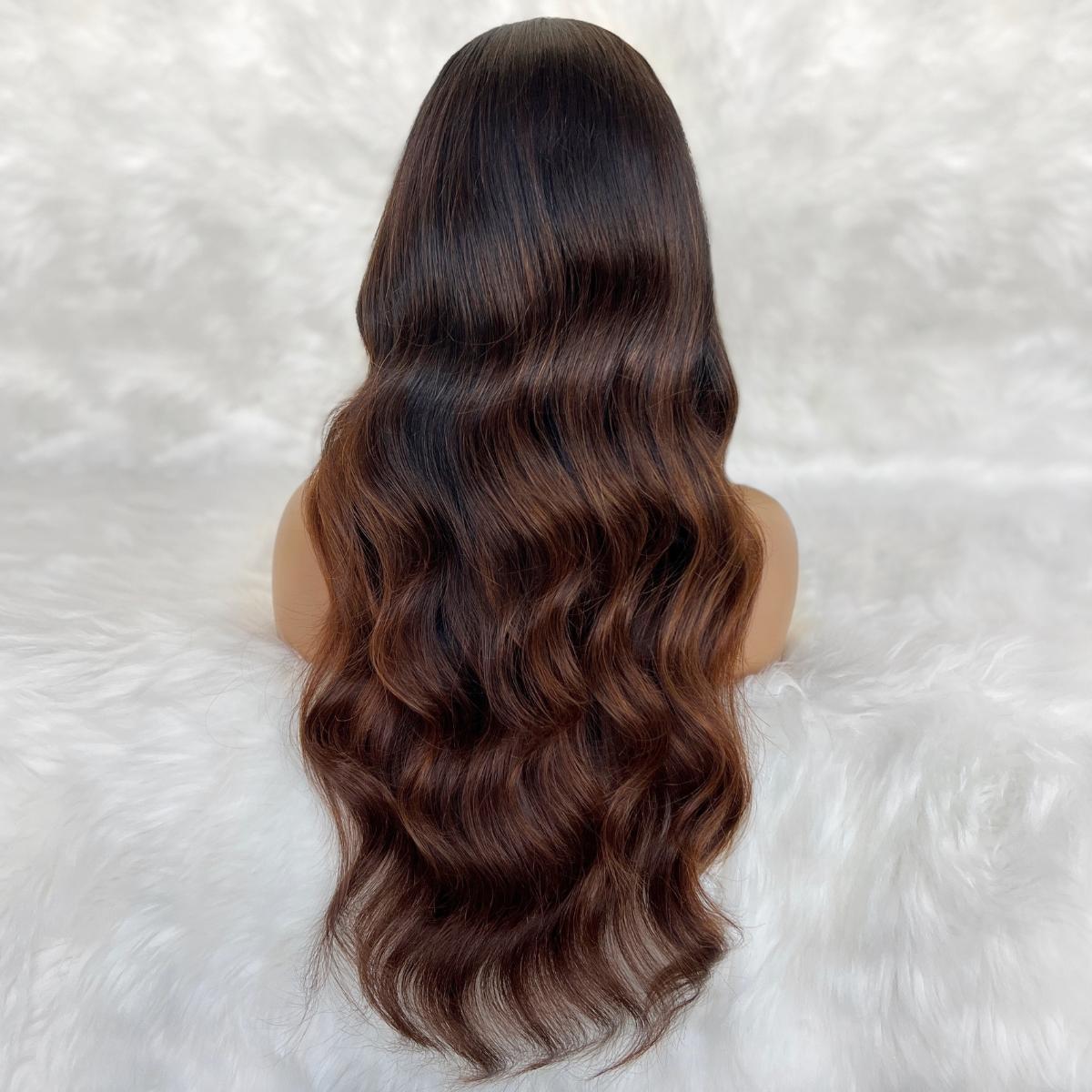 Jada Glueless 5x5 HD Lace Professionally Colored 100% Human Hair Closure Wig