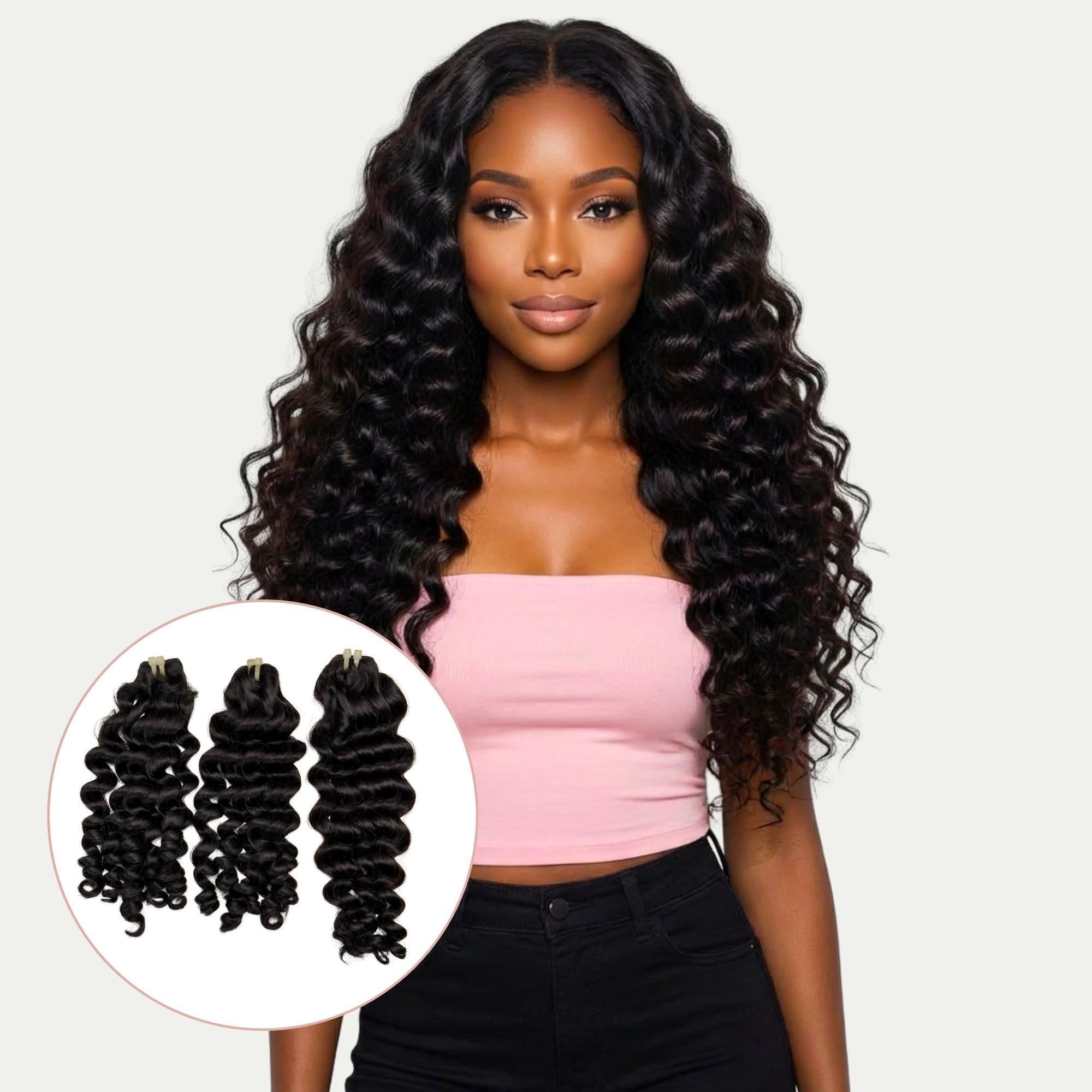 Raw Vietnamese Ripple Curly 100% Human Hair Three Bundle Packages