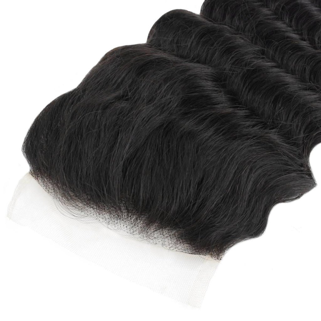 4x4 transparent deep wave lace