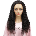 Kinky Curly Human Hair Half Wig