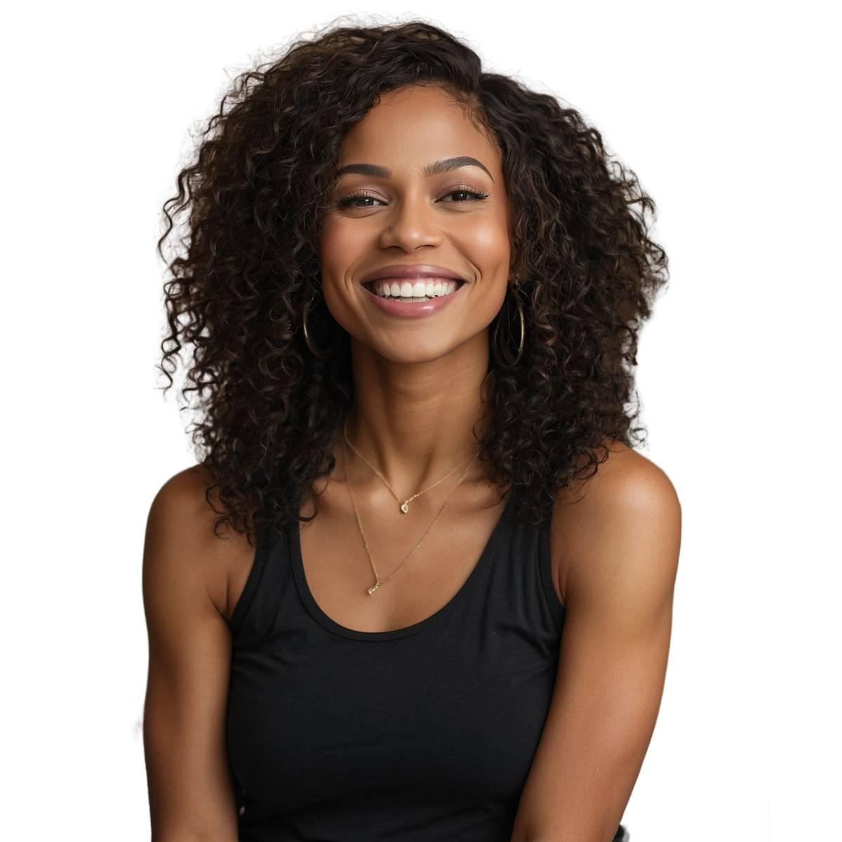 Warehouse Curly 100% Human Hair  Three Bundle Packages