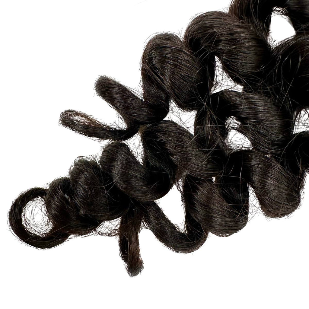 Raw Vietnamese Ripple Curly 5x5 Swiss Lace Human Hair Closure
