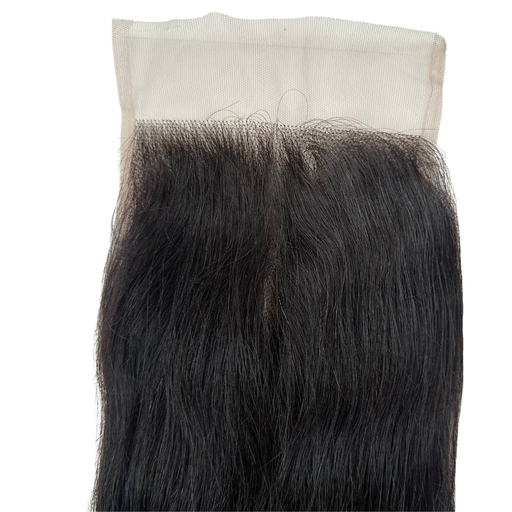 Raw Vietnamese Straight 5x5 Swiss Lace Human Hair Closure