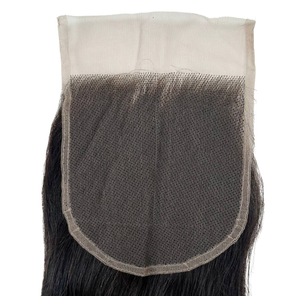 Raw Vietnamese Straight 5x5 Swiss Lace Human Hair Closure
