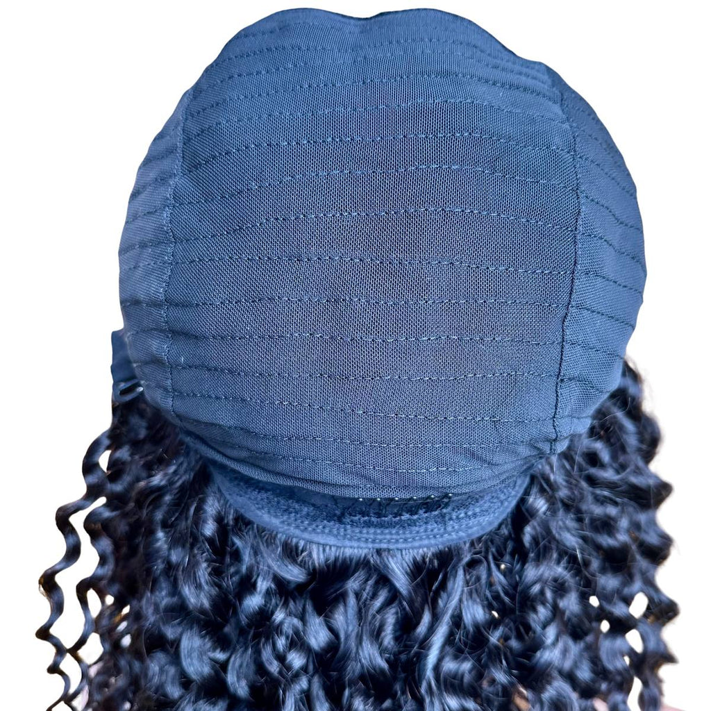 Water Wave 4x4 Transparent Closure Human Hair Wig