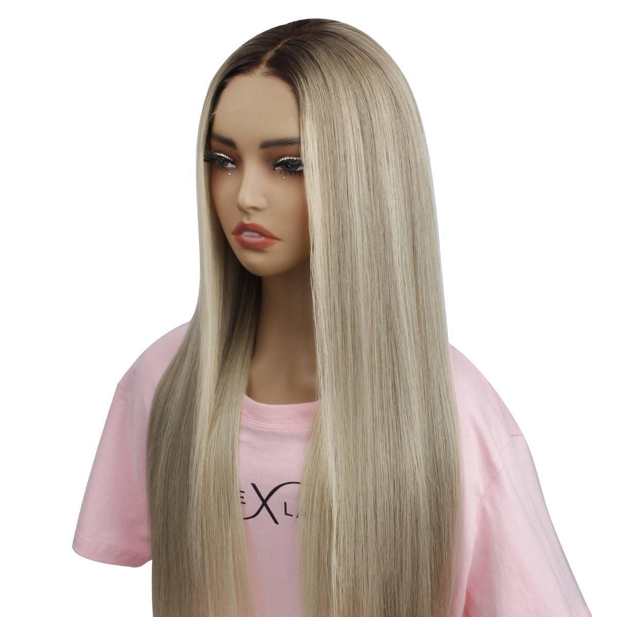 Tiffany Glueless 5x5 HD Lace Professionally Colored 100% Human Hair Closure Wig