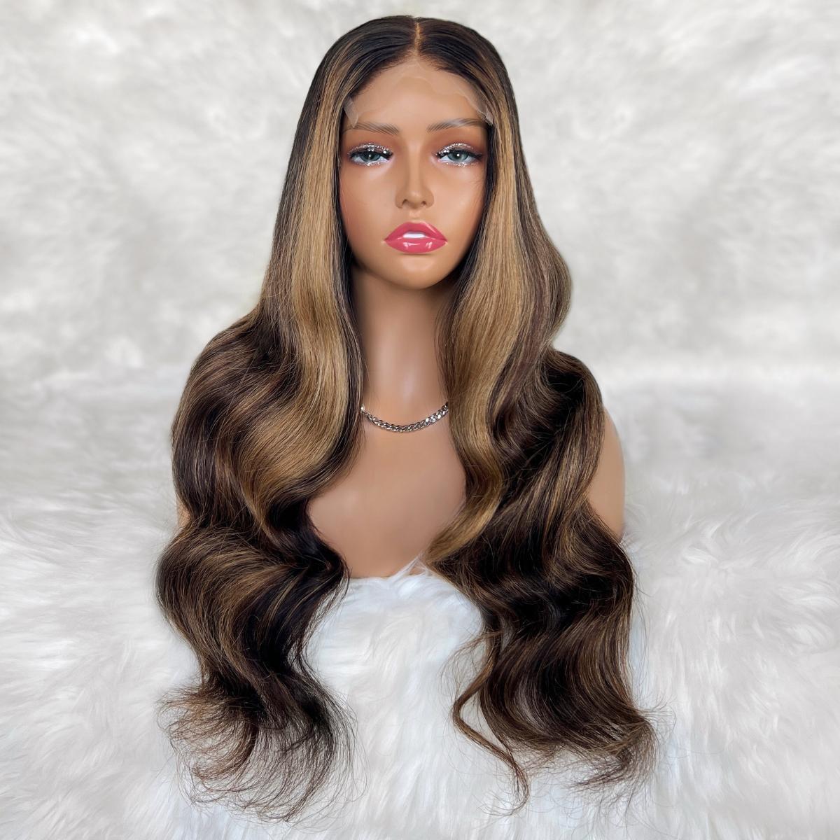 Harper Glueless 5x5 HD Lace Professionally Colored 100% Human Hair Closure Wig