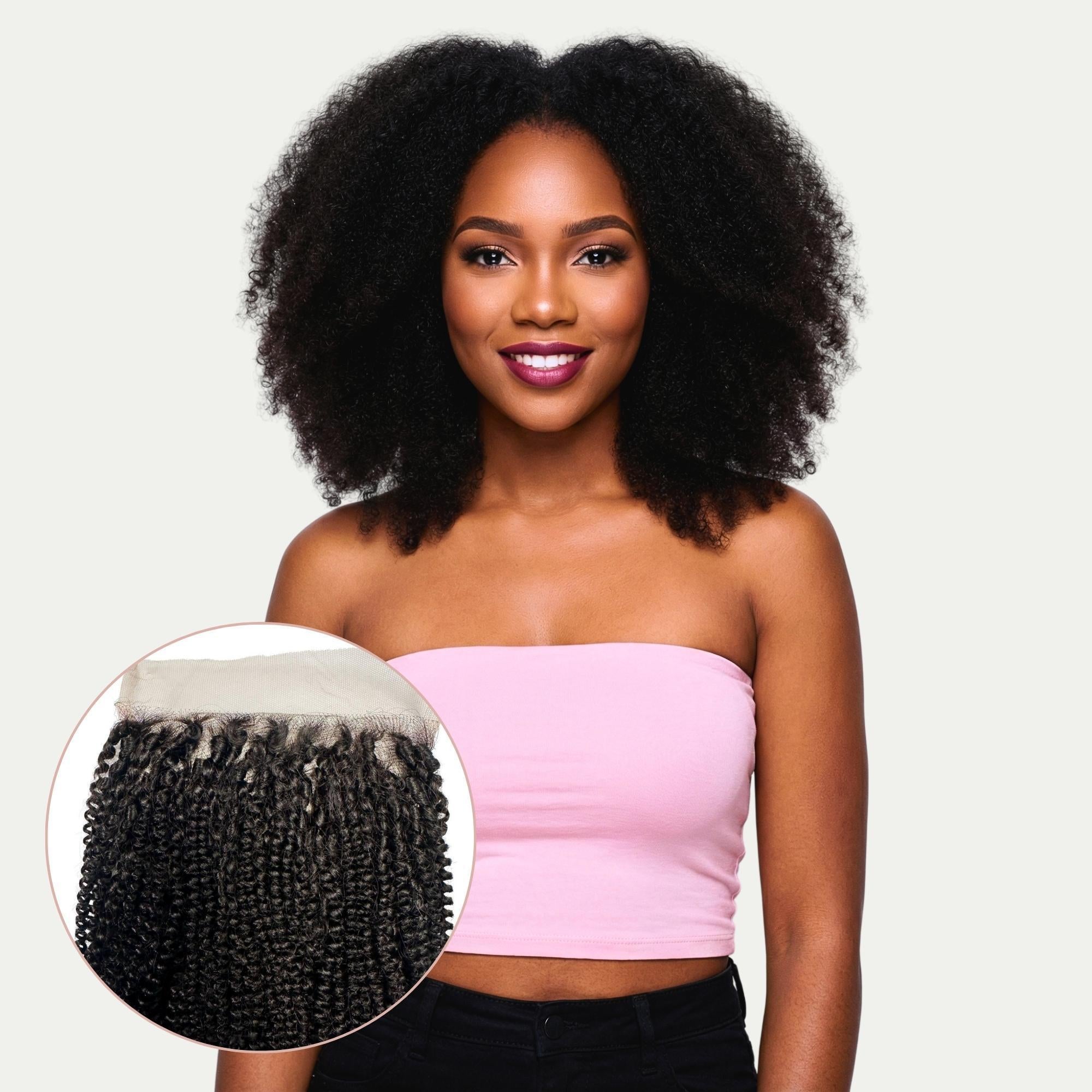 Afro Kinky 6x6 HD Lace Human Hair Closure