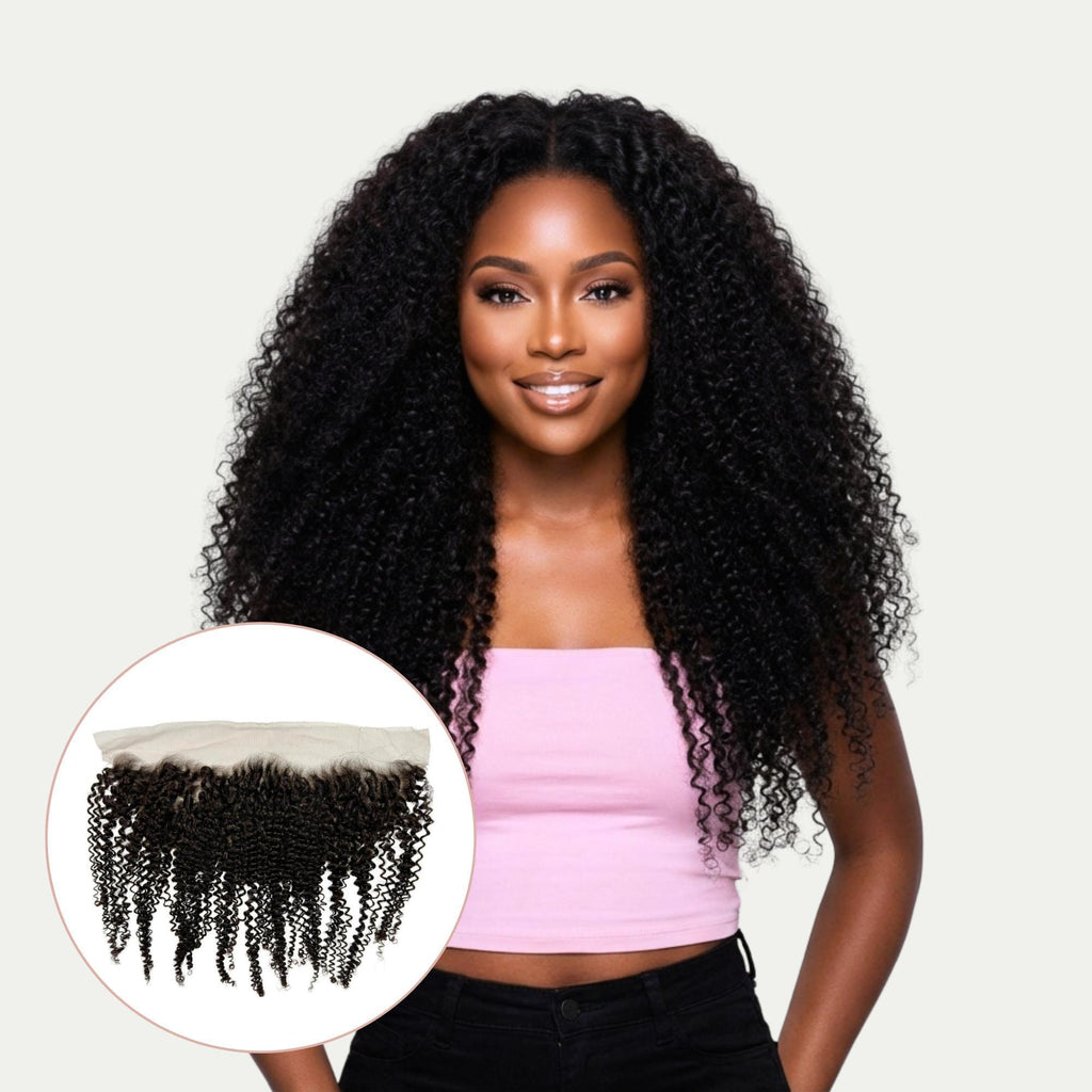 Afro Kinky 13x4 HD Lace Human Hair Frontal
