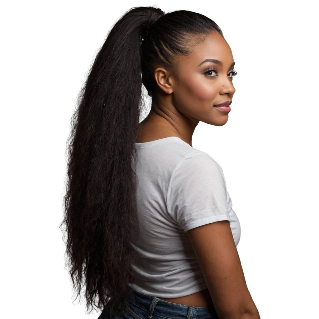 Kinky Straight 100% Human Hair Three Bundle Packages