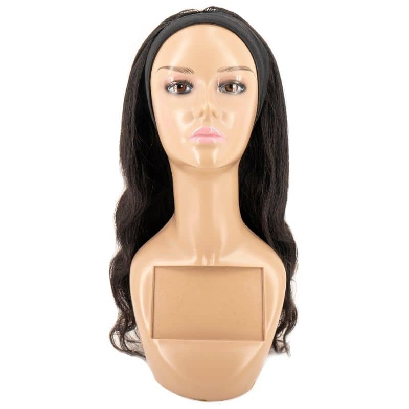 Body Wave Human Hair Headband Wig
