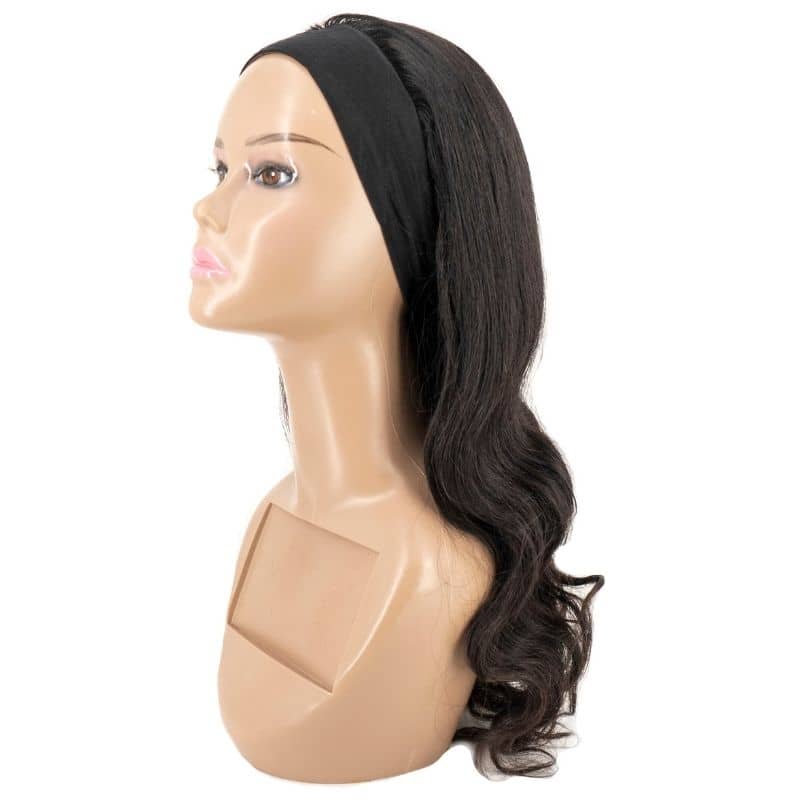 Body Wave Human Hair Headband Wig