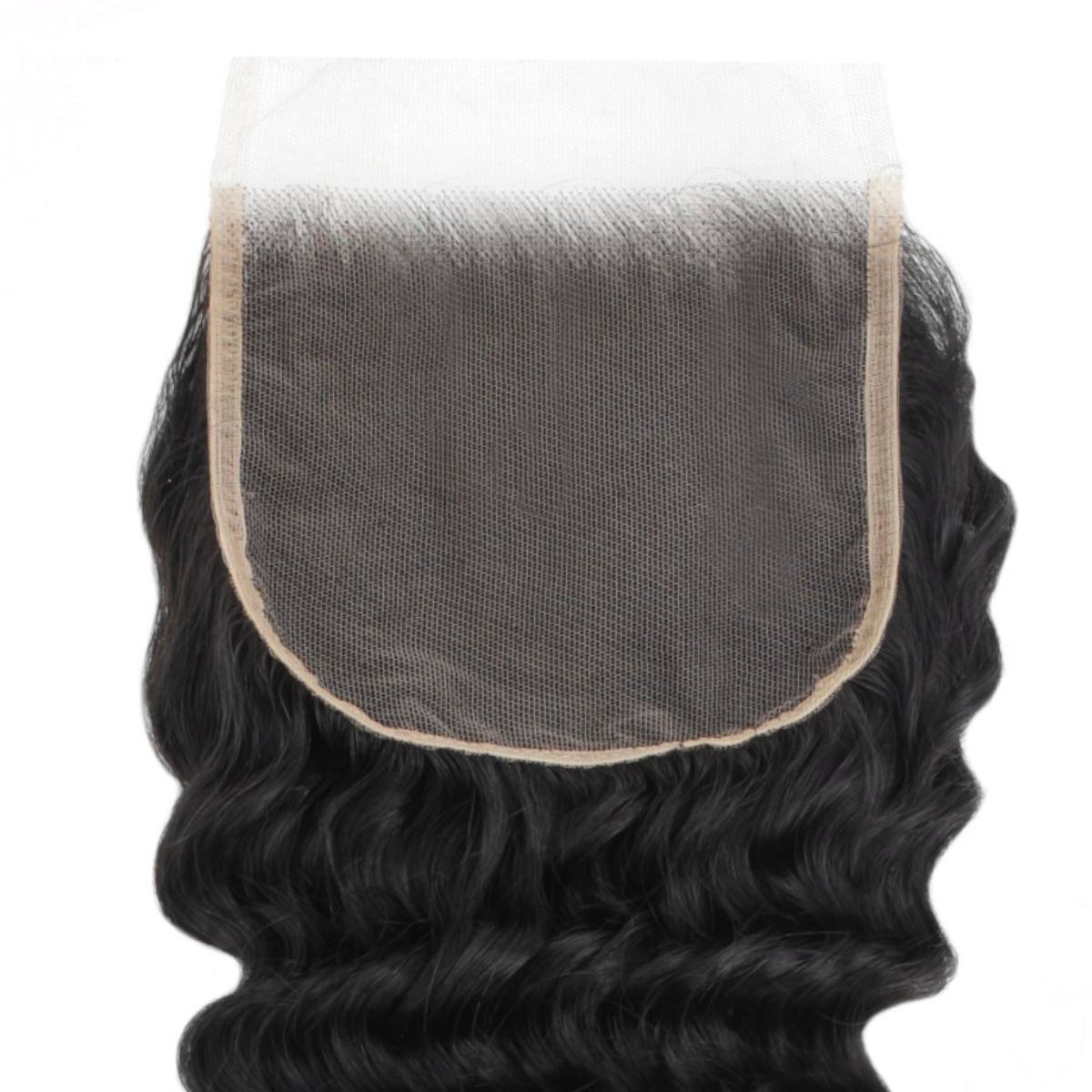 Deep Wave 5x5 Transparent Closure Back