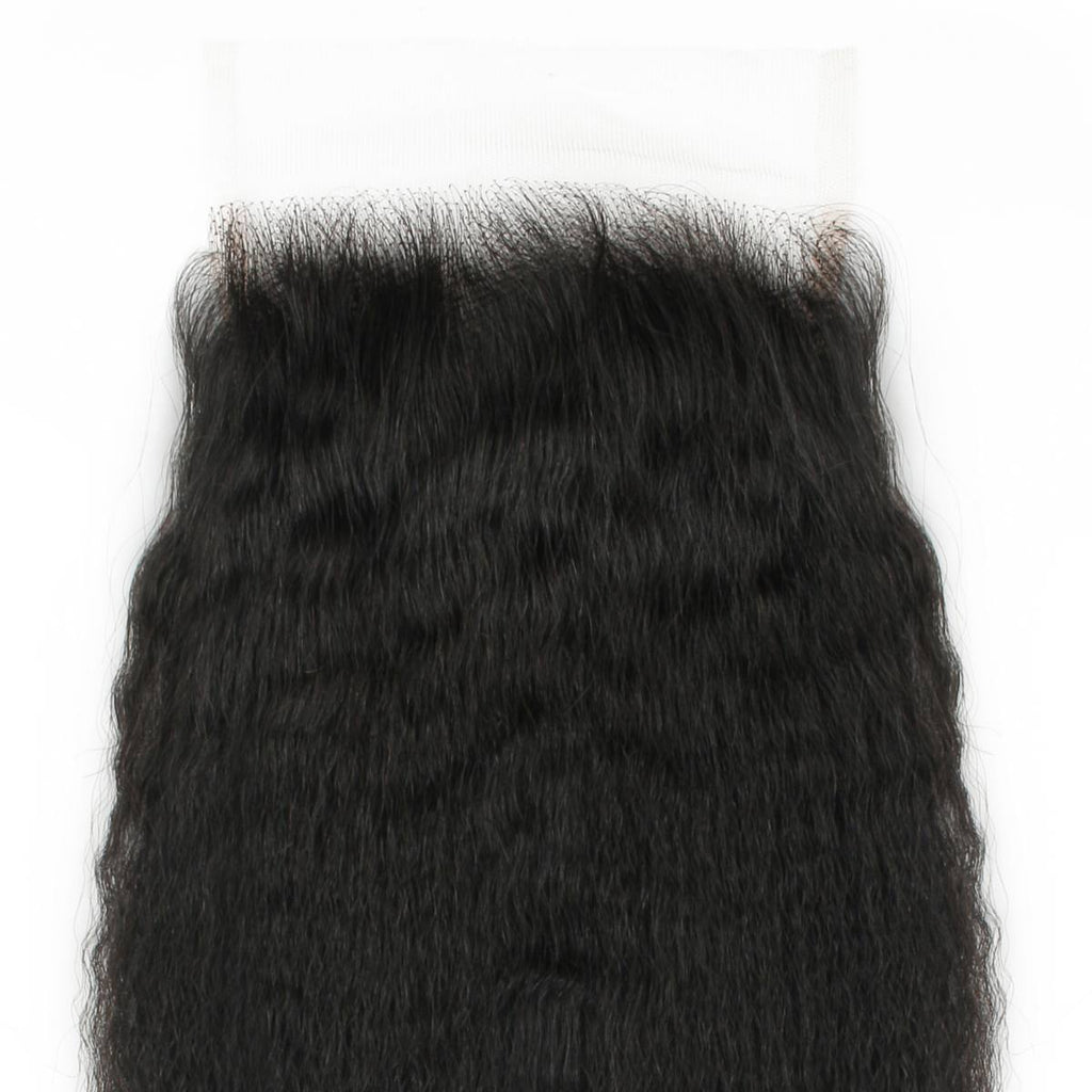 Kinky Straight 5x5 HD Lace Human Hair Closure