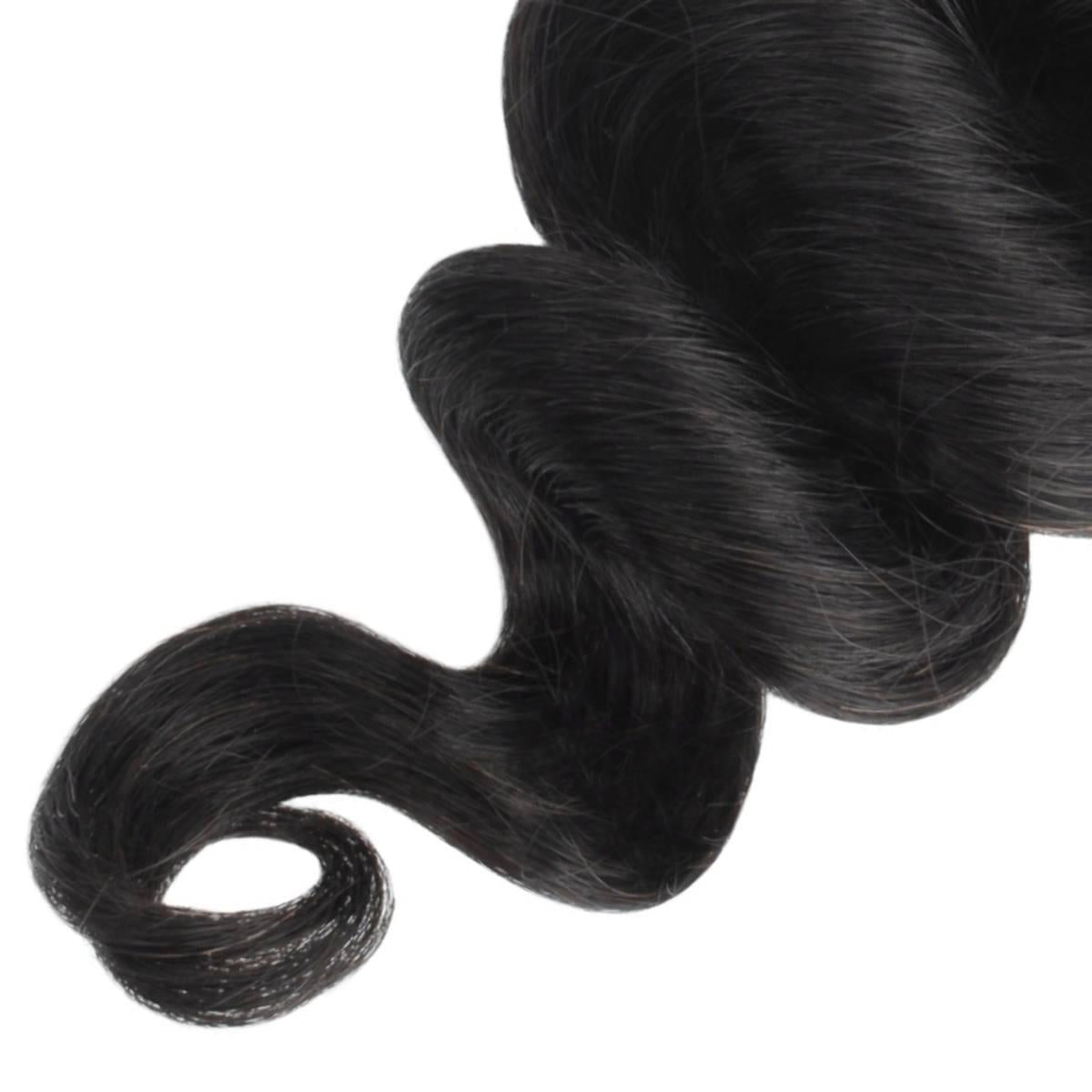 Loose Wave 5x5 HD Closure End texture