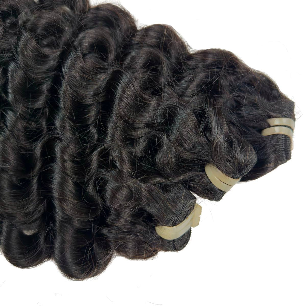 Raw Vietnamese Ripple Curly 100% Human Hair Three Bundle Packages