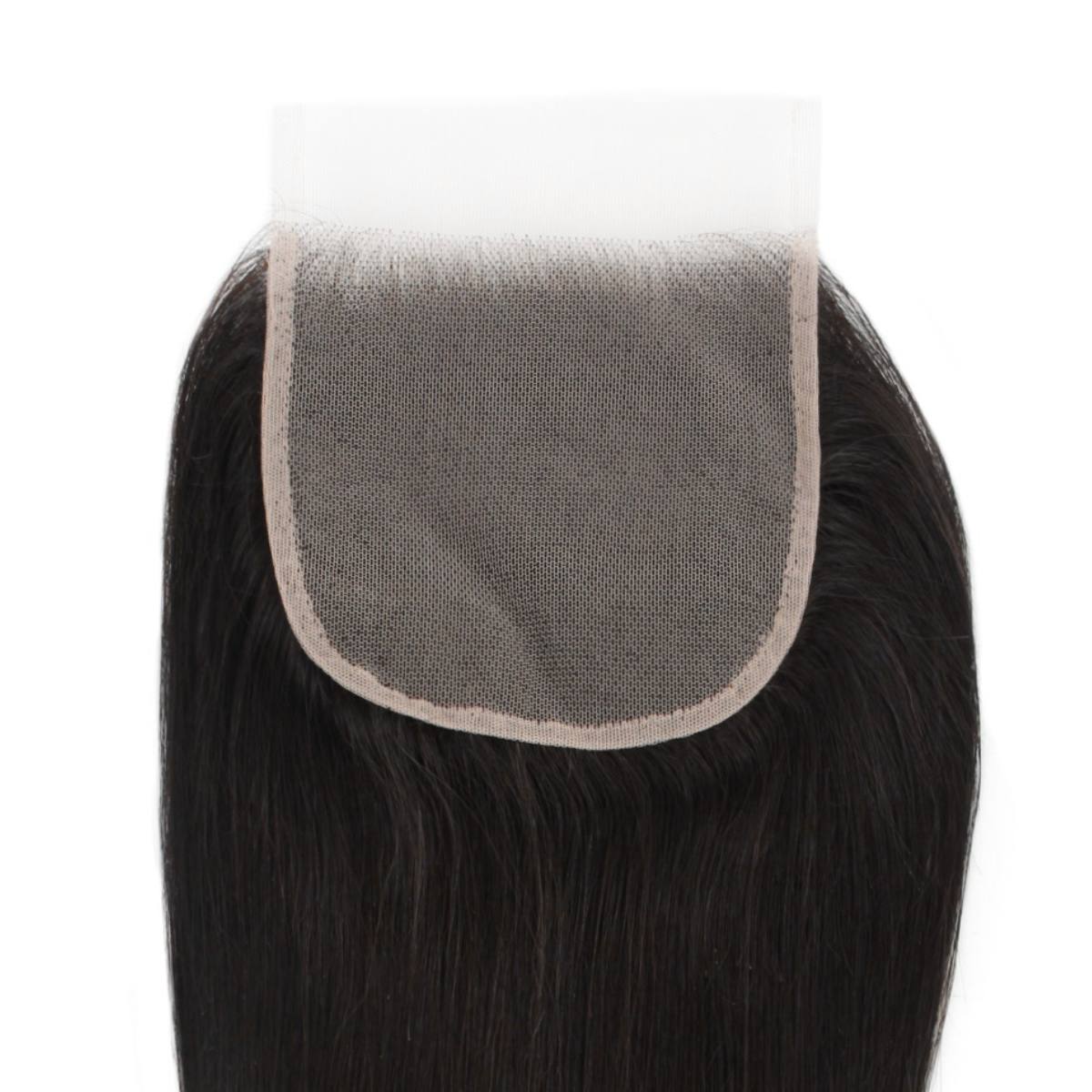 Straight 5x5 Transparent Lace Closure Back