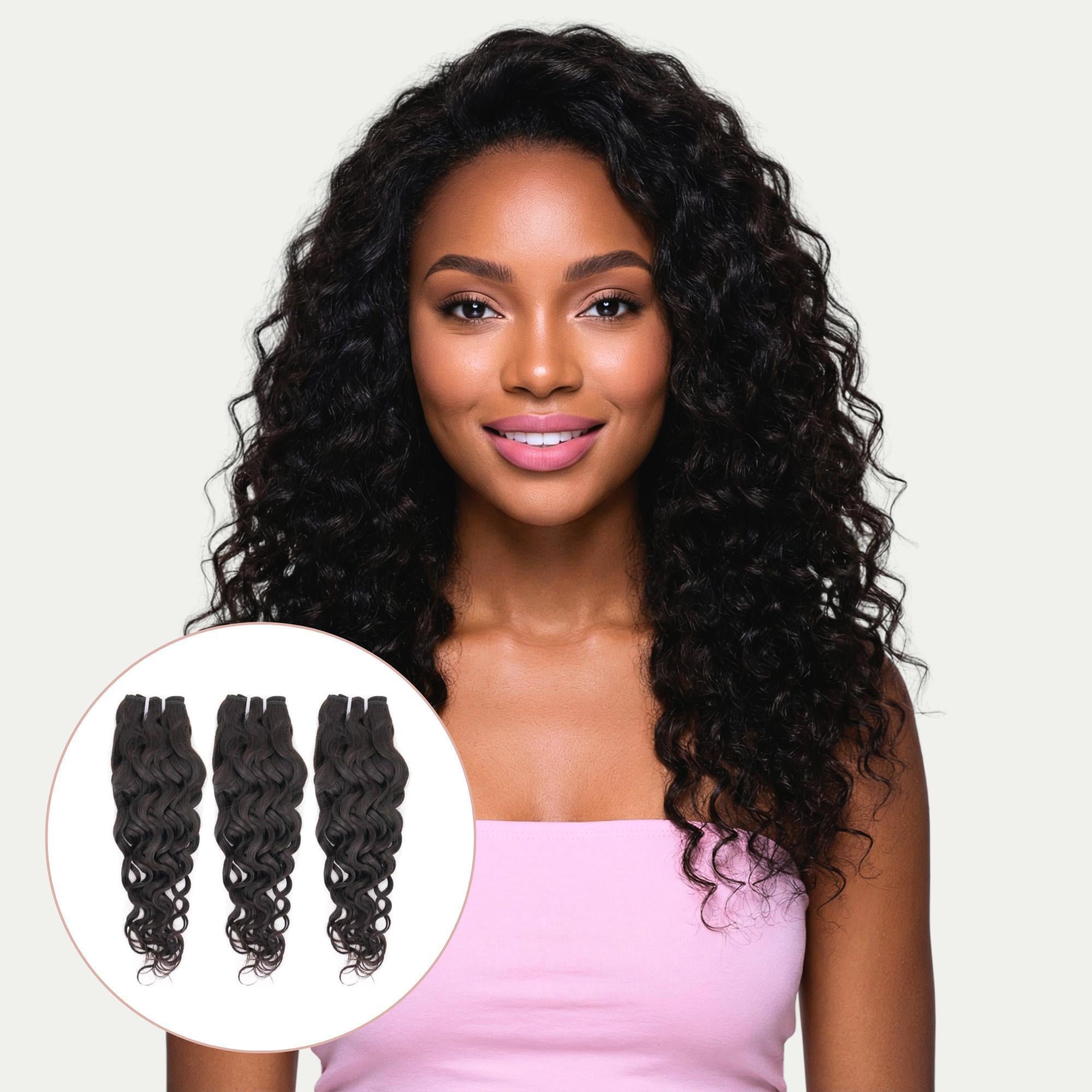 Spanish Wave 100% Human Hair Three Bundle Packages