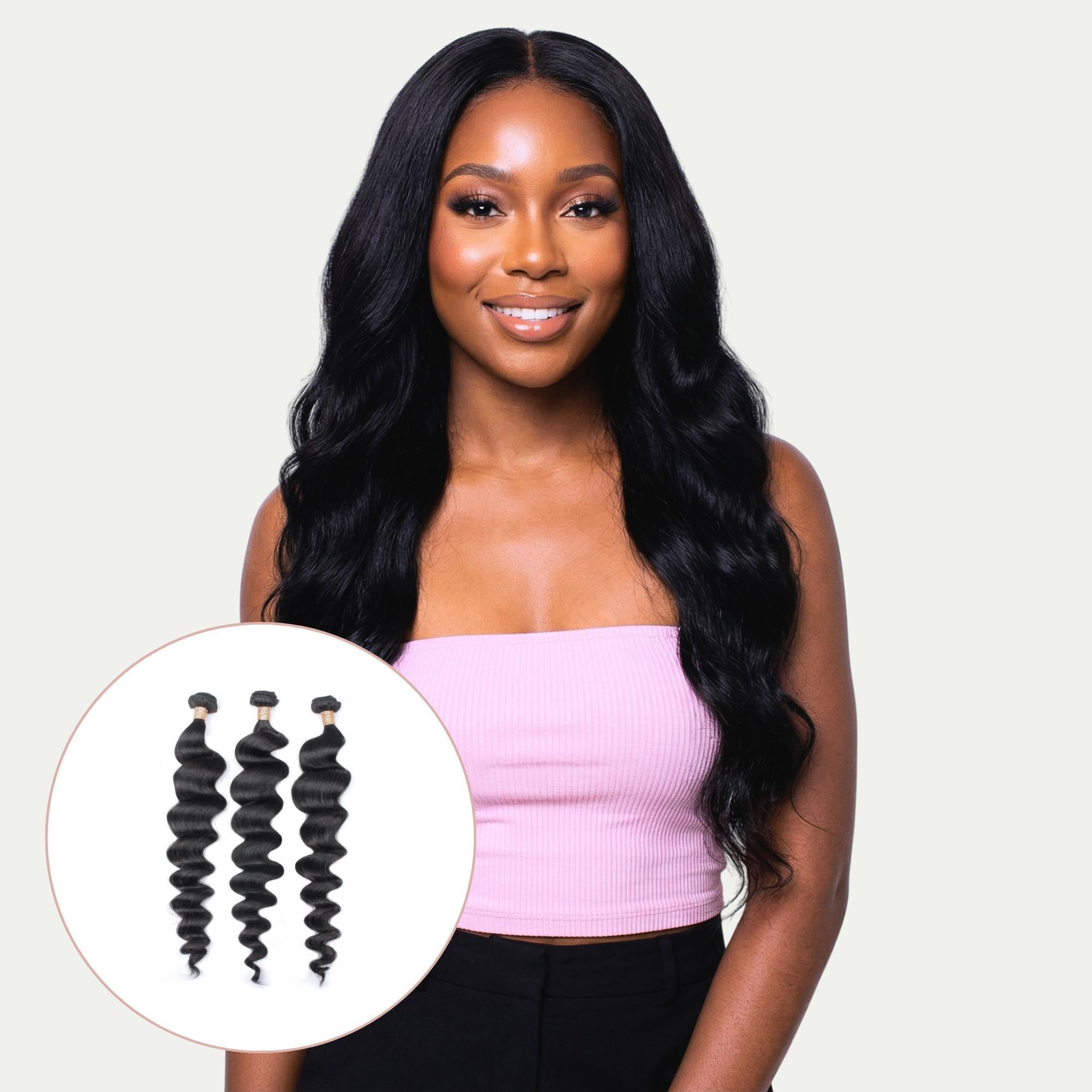 Loose Wave 100% Human Hair Three Bundle Packages