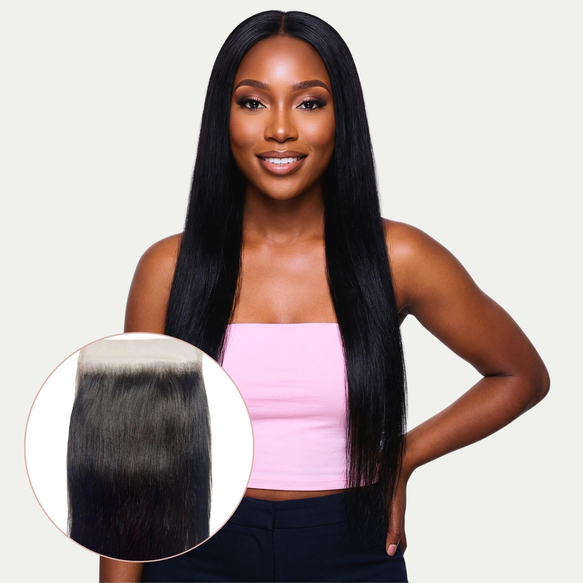 Straight 6x6 HD Lace Human Hair Closure