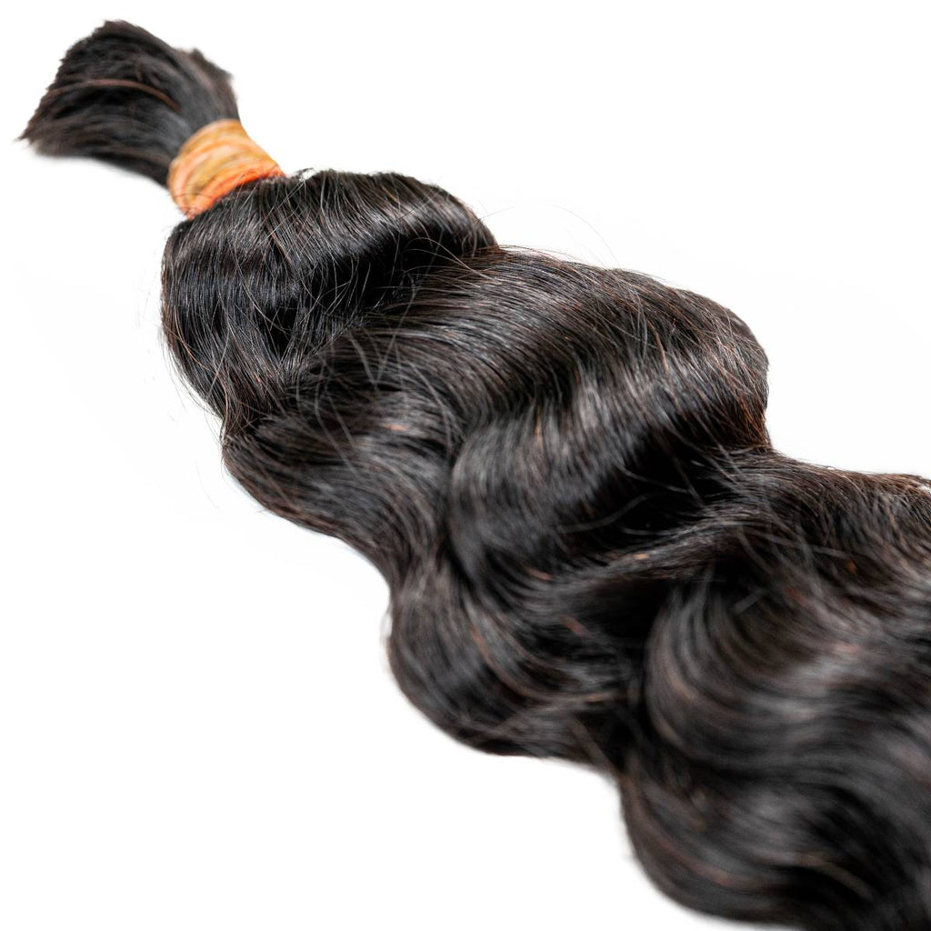 Raw Vietnamese Deep Wavy Bulk 100% Human Braiding Hair