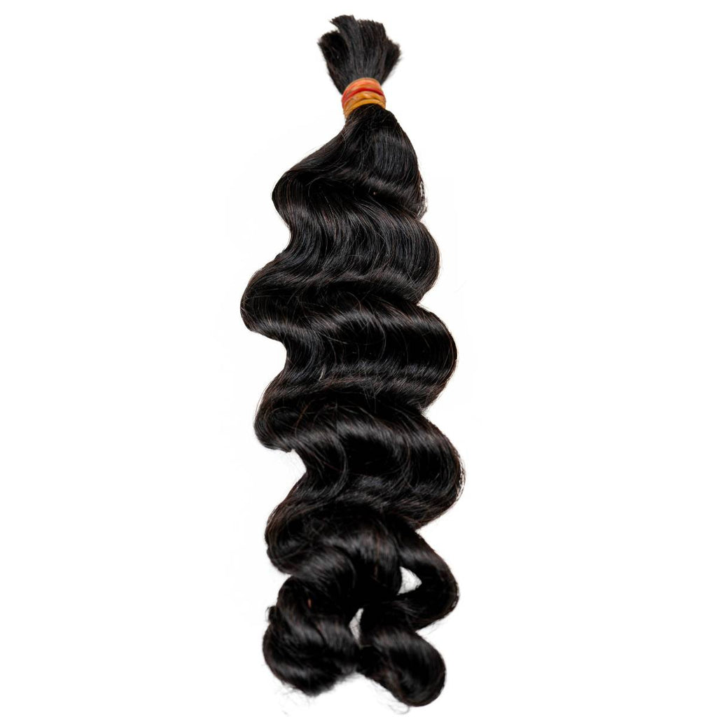 Raw Vietnamese Wavy Bulk 100% Human Braiding Hair