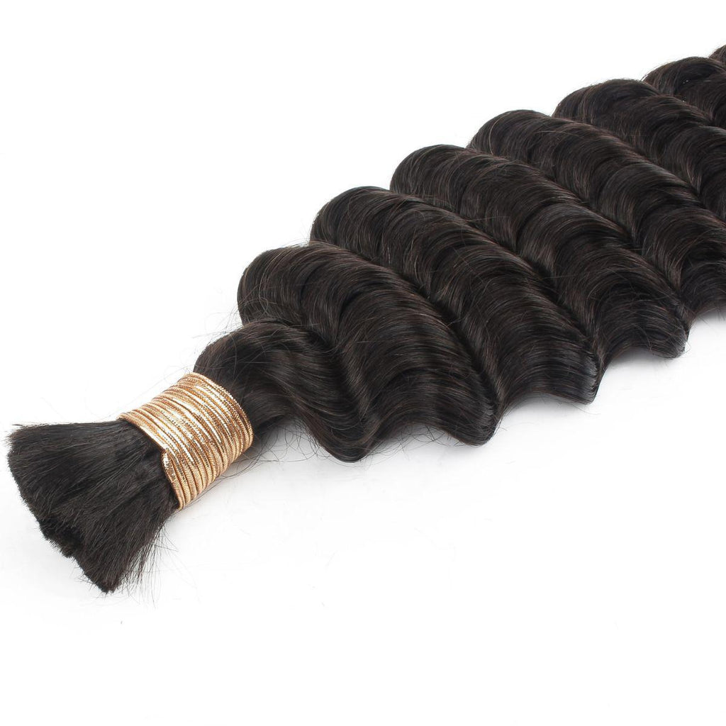 bulk human hair deep wave texture