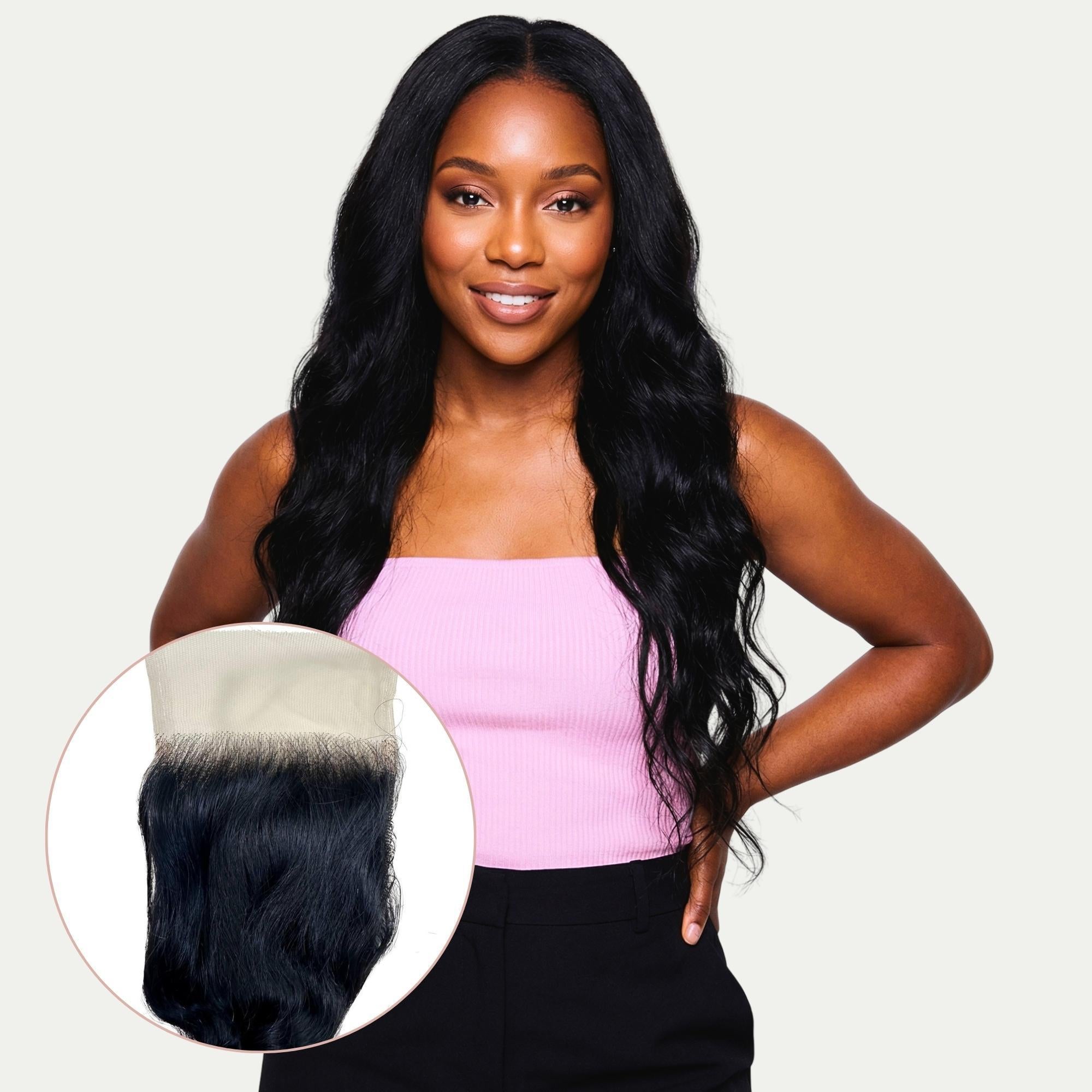 Loose Wave 4x4 HD Lace 100% Human Hair Closure