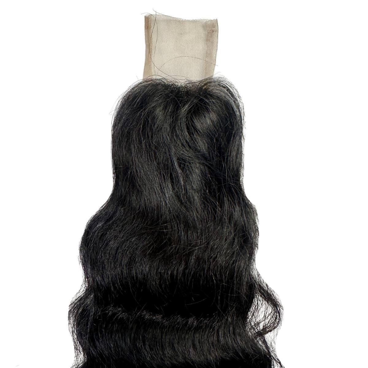 Raw Indian Curly 2x6 Transparent Lace 100% Human Hair Closure