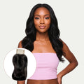 Raw Indian Wavy 2x6 Transparent Lace 100% Human Hair Closure