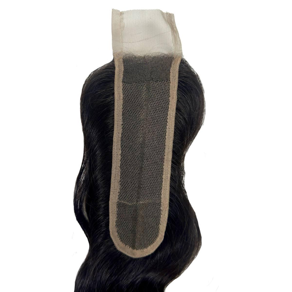 Raw Indian Wavy 2x6 Transparent Lace 100% Human Hair Closure