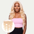 Blonde Body Wave 13x4 Transparent Lace Human Hair Frontal