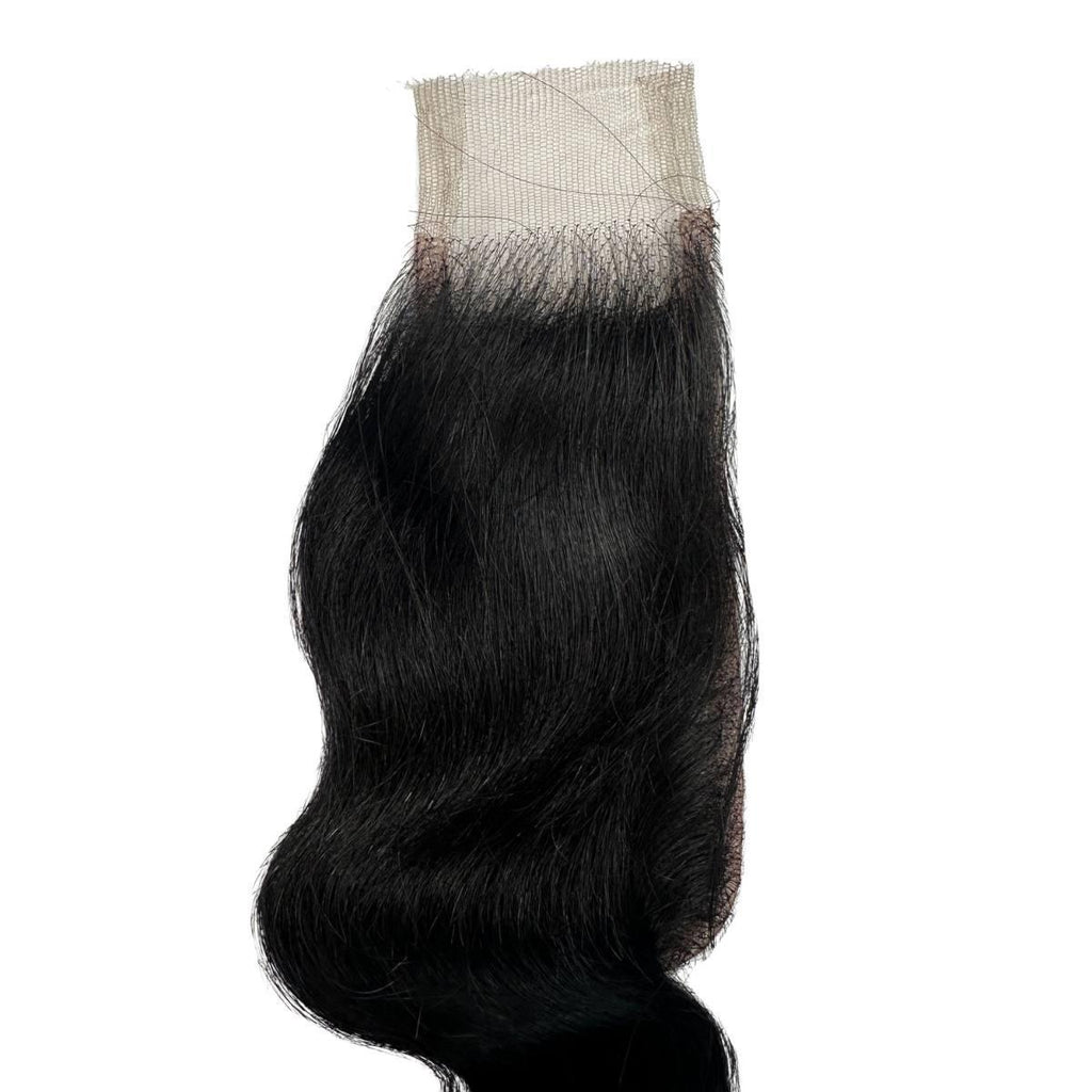 Jet Black Body Wave 2x6 HD Lace 100% Human Hair Closure