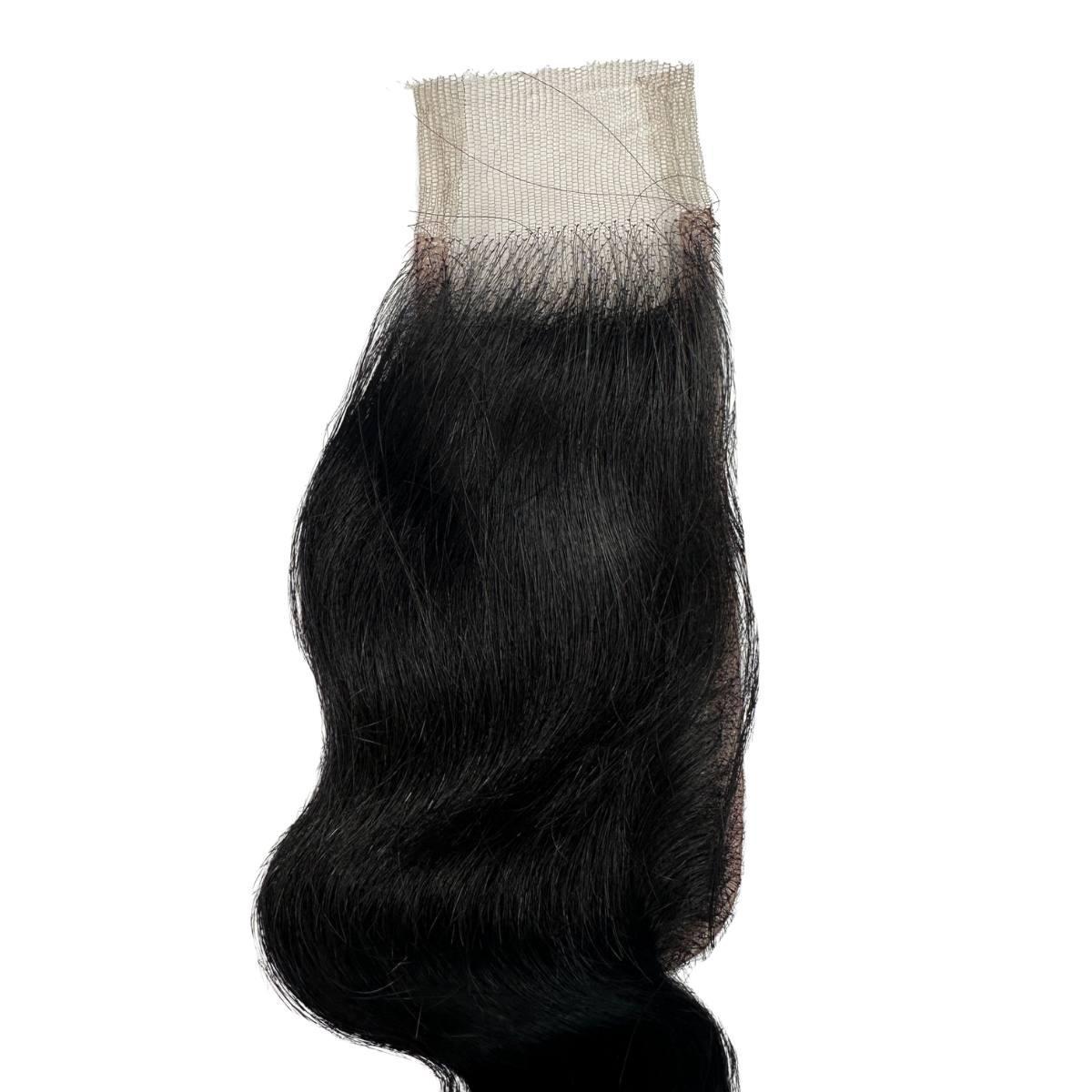 Jet Black Body Wave 2x6 HD Lace 100% Human Hair Closure