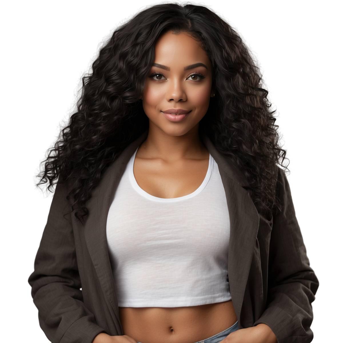 Deep Wave 100% Human Hair Three Bundle Packages