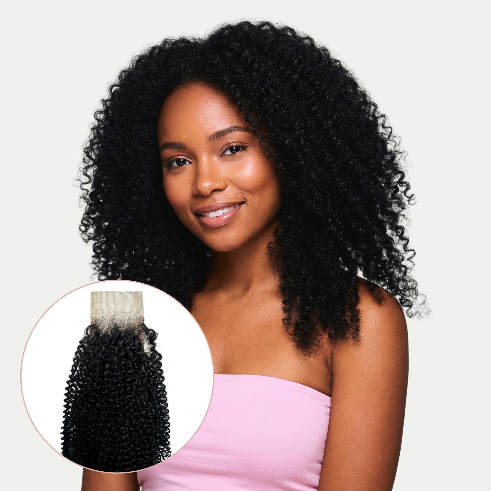 Afro Kinky 2x6 HD Lace 100% Human Hair Closure