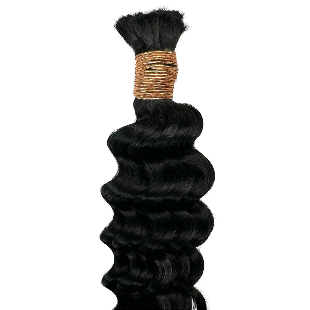 jet black deep wave bulk extensions