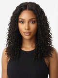 Water Wave 4x4 Transparent Closure Human Hair Wig